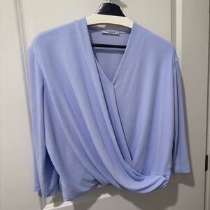 MM LaFleur Faux Wrap Top XL